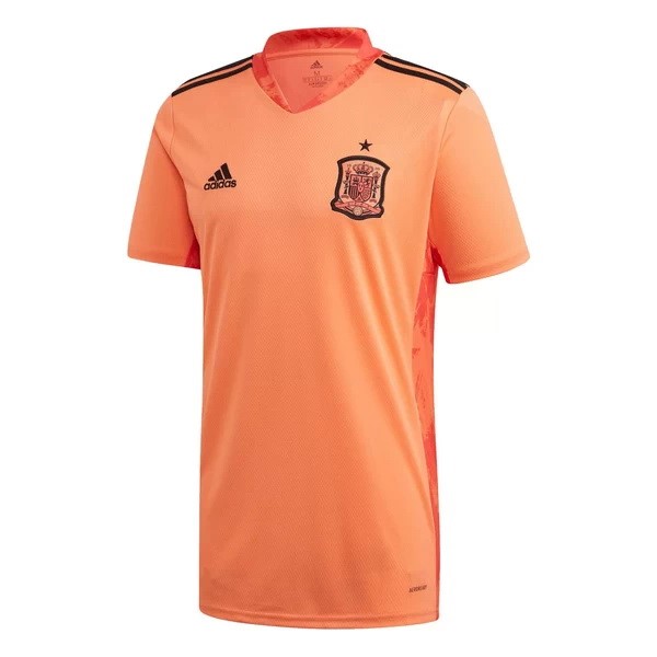 Thailand Trikot Spanien Torwart 2020 Orange Günstige Fußballtrikots